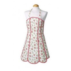 C'EST CA PANELLED APRON VINTAGE ROSE