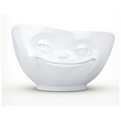 Tassen Bowl, grinning, white 500ml 