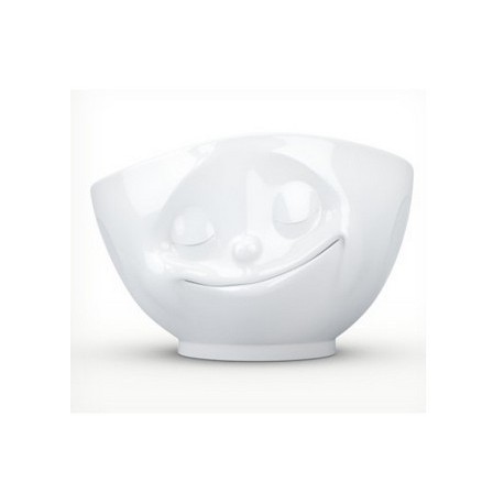 Tassen Bowl, happy, white 500ml