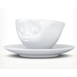 Tassen Espresso cup, kissing, white 100ml 
