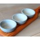 SPARQ Home Condiment Trio - Cedar Paddle