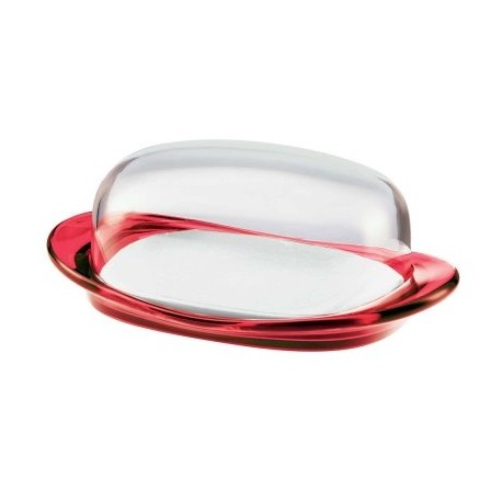 Guzzini Feeling butter dish clear