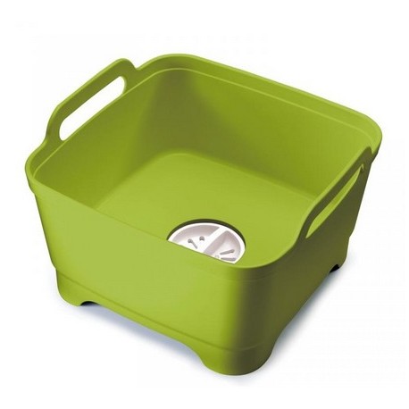 Wash&Drain™ Dishwashing bowl with straining plug