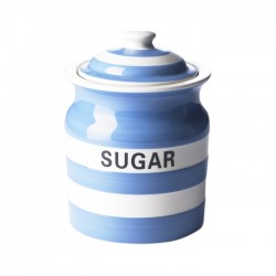 Cornish Blue Storage Jar - Sugar 84cl by T.G