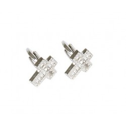 Diamond Cross Cufflinks