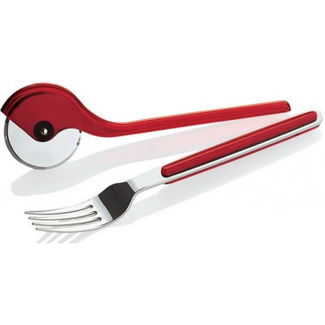 GUZZINI FORK & PIZZA CUTTER